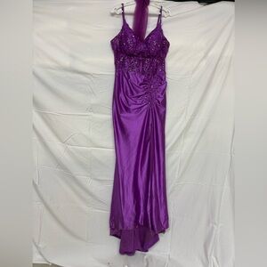 ADORA Violet Beaded Prom Gown